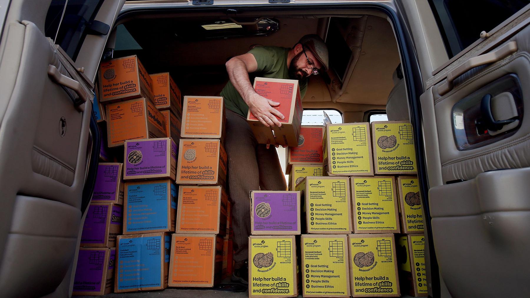 Girl Scout Cookie Drop